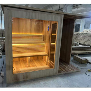 Moderne Design Hemlock Houten Stoomdouche Cabine <span class=keywords><strong>Sauna</strong></span> Voor Villa Badkamer Toepassing - Product Image 4