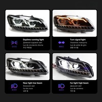 Passat B7 US Spec V5 2011-2015 DRL LED mise à niveau phares clignotants lampe frontale assemblage Signal Auto accessoires pour Volkswagen