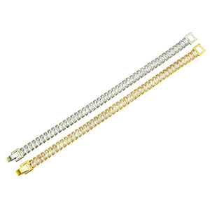 Men's <b>copper</b> inlaid zircon <b>bracelet</b>, simple strip zircon jewelry, <b>bracelet</b> jewelry. - Product Image 5