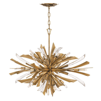 Lighting Company Maison contemporaine personnalisée Lustre à 8 lumières de haute qualité en tissu suspendu blanc chaud pour le salon