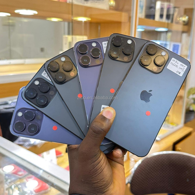 Hot Wholesale for IPhone14 Pro Original 128GB 256 512 1TB A+ Grade Refurbished Unlocked Used Mobile Cellular US Version SIM+eSIM