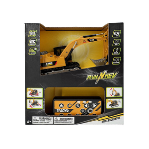 Excavadora de juguete para niños, ecológica, duradera, de metal nano, recargable, escala 1:64, con luces y sonido. - Product Image 1