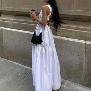 Vestido Maxi Elegante de Lujo para Mujer, sin Mangas, Personalizado, Sexy, de Alta Calidad, para Fiesta, Casual, de Noche, al por Mayor - Product Image 2