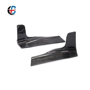 Alerones Laterales de Fibra de Carbono para Parachoques Trasero, Compatibles con <span class=keywords><strong>Audi</strong></span> <span class=keywords><strong>A5</strong></span> Quattro <span class=keywords><strong>S</strong></span> <span class=keywords><strong>Line</strong></span> S5 <span class=keywords><strong>Sportback</strong></span> <span class=keywords><strong>2017</strong></span>-2019 - Product Image 1