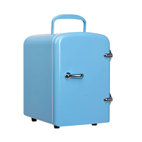 Refroidisseur Wevi 12 V AC/DC 3,8 L Mini écologique en plastique ABS portable pour aliments, boissons, soins de la peau et cosmétiques