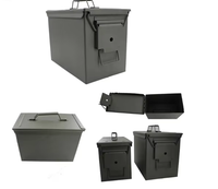 Black Olive Green Metal PA60 PA108 PA120 M19A1 M2A1 M548 30 CAL amunisi Can