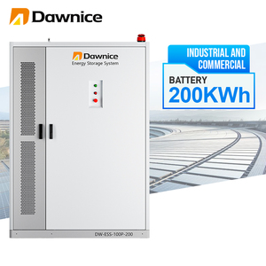 Armoire de stockage d'énergie solaire intégrée de 100 kWh à 200 kWh avec batterie LiFePO4, refroidissement par air, onduleur intégré, prêt pour le système hors réseau et hybride - Product Image 1