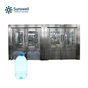 Pure / Mineral Water Automatic Bottling Equipment 5L Bottle Filling Machine with Factory Price