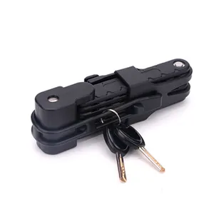 Universal-Folding Fahrrad Lock Stahl Bike Lock Sicherheit Kabel Lock Anti-Diebstahl Kombination Reiten Werkzeug für Mountainbike