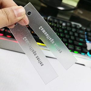 Tùy Chỉnh Sang Trọng May Mặc Quần Áo Trong Suốt PVC Hangtag In Ấn Giấy Logo Thương Hiệu Giấy Nhựa Đu Giá Treo Thẻ - Product Image 5