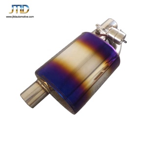 Système D'échappement en acier inoxydable couleur brûlé coloré silencieux d'échappement soupape de dépression avec télécommande - Product Image 5