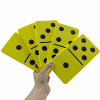 Jeu de dominos géants en mousse EVA pour enfants, jouet éducatif en carton souple pour l'apprentissage des mathématiques, vente en gros