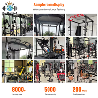 Équipement de fitness à domicile, appareil multifonctionnel d'entraînement de force, crossover mural avec câbles et pile de poids