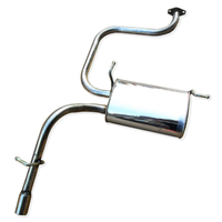 Silenciadores de Escape de Ajuste Directo de Fábrica, Silenciador de Escape Medio para Daewoo Matiz, para Chery QQ 308 311, Tubo de Escape