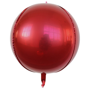 Balões de Folha Esféricos 4D Atacado 22 polegadas Cor Pura Ecológicos para Decorações de Natal, Ano Novo e Festas de Casamento 20 PEÇAS POR SACO - Product Image 5