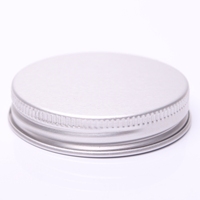 Ventes directes d'usine imprimé ruban noir aluminium couvercle à filetage continu 58/400 70/400 pour pot à bougie/boîte en plastique/pot Mason