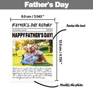 Cartes de vœux personnalisées pour la fête des pères/mères, cartes de remerciement amusantes « Meilleur Papa/Maman » pour les parents, cartes cadeaux originales - Product Image 2