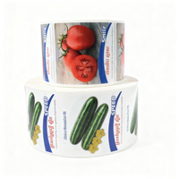 Autocollants Personnalisés pour Étiquettes de Semences de Légumes, Vinyle Imperméable Autocollant Logo Impression Feuille d'Or, Emballage Étiquettes de Pesticides