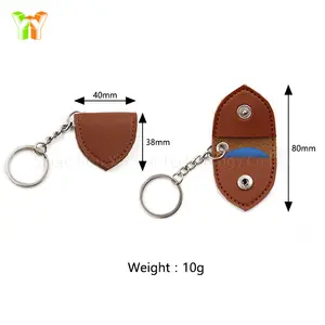 Guitar Pick Holder High Quality Guitar Picks Holder Case PU Leather With Keychain For Every Guitar Player