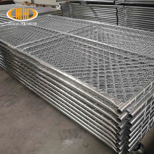 Valla Temporal de Alambre Galvanizado Americano para Construcción, Panel de Malla Metálica para Cercas Temporales de Protección de Límites - Product Image 4
