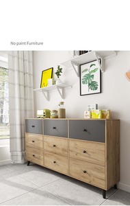 Meuble de chambre <span class=keywords><strong>à</strong></span> coucher : <span class=keywords><strong>Commode</strong></span> haute moderne <span class=keywords><strong>blanche</strong></span> en noyer, design contemporain, pour la maison - Product Image 4