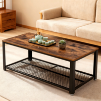 Table basse en bois moderne et écologique, design bas, idéale pour appartement, mobilier de salon