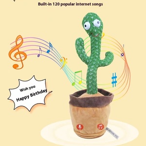 Vente en gros de <span class=keywords><strong>cactus</strong></span> dansant <span class=keywords><strong>Jouet</strong></span> en peluche électronique pouvant se tordre et chanter pour apprendre aux enfants à parler Jouets à balançoire - Product Image 3