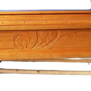 古董金属处理经济棺材 - Product Image 3