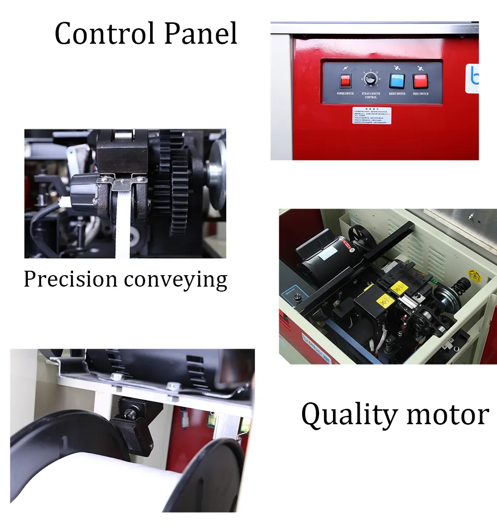 형제 반자동 달아서 기계 도구 드라이브 PP 벨트 스트랩 손 밴딩 판지 세미 자동 상자 달아서 기계 KZB-I
