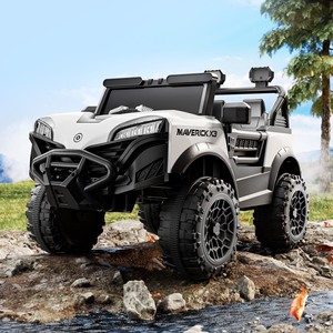 Nouvelle voiture télécommandée 4x4, batterie 12V 7Ah, voiture pour enfants, 4 moteurs, camions télécommandés peints avec siège en cuir, modèle M33 - Product Image 1