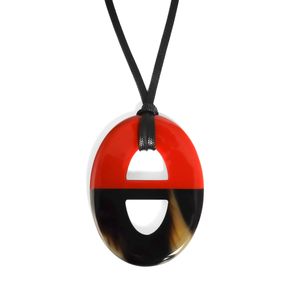 Collier pendentif bohème artisanal en corne de buffle, bijoux de mode écologiques, cadeau, vente en gros - Product Image 5