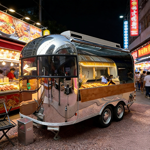 Remolque de Comida Comercial Multifuncional de Acero Inoxidable 304 y Aluminio, Resistente al Agua y a la Corrosión, Suministro de Fábrica - Product Image 5