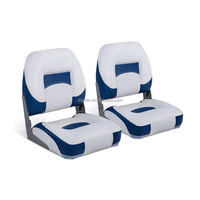 Chaise de bateau à dossier haut ponton de haute qualité Siège de bateau pliant de luxe avec logo personnalisé