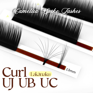 UJ LJ Extensions de cils pré-attachées effet camélia, extensions de cils à floraison automatique, plateau de cils Blooming Lash LB UB toutes tailles - Product Image 6