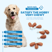 Friandises Riches en Protéines pour Chiens : Mâcheries Séchées à l'Air au Poulet et aux Légumes, Aliment Complet Sûr pour Chiens, OEM ODM