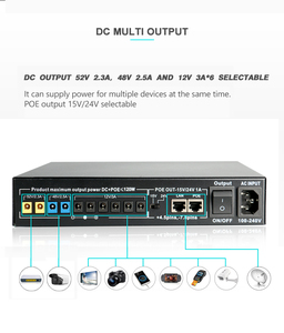 Alimentation sans interruption (ASI) mini UPS compatible avec les fabricants SKE, POE 15V 24V sélectionnable, 12V 52V 48V UPS - Product Image 2
