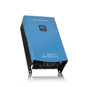 Güneş enerjisi pompa invertörü hava su r32 200hp 150kw 380 volt 400 volt 440 volt lcd ekran invertör su pompası için hava to su