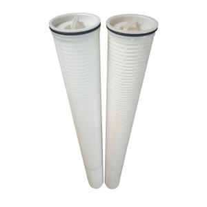 Centrale électrique circulant une cartouche filtrante de sécurité pliante à flux de 40/60 pouces pour le traitement de l'eau - Product Image 2