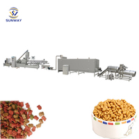 Ligne de production d'aliments secs pour animaux de compagnie en acier inoxydable pour chiens adultes, équipement de fabrication de croquettes, fourni directement par l'usine