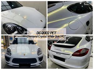 Film de protection de carrosserie TOPCAR de haute qualité avec effet cristal diamant blanc vert changeant de couleur et matériau PVC anti-UV Protection UV à 99% - Product Image 2