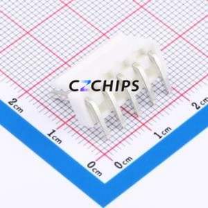 HC-VH-5AW-TW Wire-to-Board Pin Header Bent Lead Through Hole,P=3.96mm Connector 1x5P 3.96mm Right Angle Insert VH - Product Image 2
