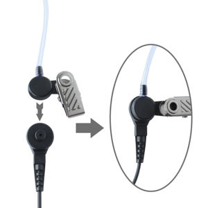 Auriculares Walkie Talkie de 2,5mm, altavoz de carrete Mono, micrófono, auricular de seguridad, tubo acústico de aire, intercomunicador profesional, rango de 0-22KM - Product Image 2