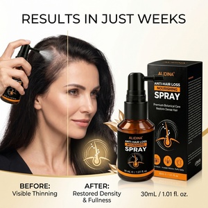Suero en Spray para el Crecimiento del Cabello, Tratamiento para la Pérdida de Cabello, Loción Capilar con Jengibre y Ganoderma para la <span class=keywords><strong>Alopecia</strong></span> Androgenica - Product Image 1