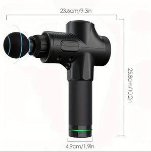 2024 ASTEC pistola de masaje fascial de mano profesional deporte relajación Fitness <span class=keywords><strong>EMS</strong></span> estimulador muscular masajeador para aliviar el dolor corporal - Product Image 2