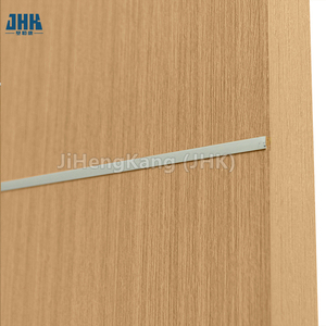 Bande <span class=keywords><strong>de</strong></span> JHK-F01-GA-1Aluminum 2 panneaux <span class=keywords><strong>PVC</strong></span> <span class=keywords><strong>porte</strong></span> battante usine couleur simple MDF <span class=keywords><strong>porte</strong></span> en bois portes intérieures modernes bonne qualité - Product Image 4
