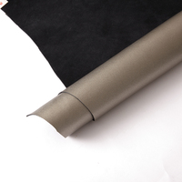Cuir microfibre ignifuge laminé, idéal pour la garniture de bottes de sécurité, uniformes, sièges de bus et de taxi, et la sellerie – Rouleau brut