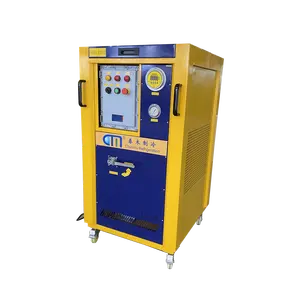 R290 hydrocarbon refrigerant recovery charging machine oil less ac recharge machine 4HP recovery station