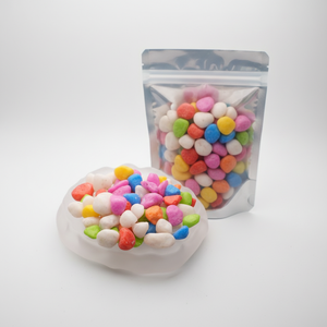 탱크 장식용 화려한 돌, 색깔 있는 자갈, 염색된 수족관 미니어처 특수 다채로운 돌 - Product Image 4