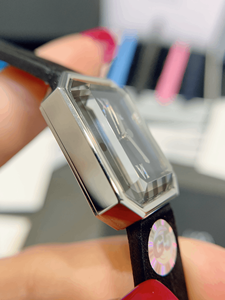 Relojes de Cuarzo para Mujer CC, Elegantes y Minimalistas, con Caja Cuadrada de Diamantes de Lujo, Regalo Perfecto para Mujer de Negocios, Movimiento Ronda, Puntero - Product Image 4