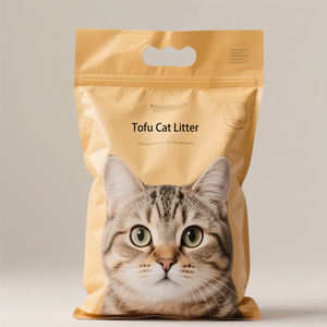 Litière pour chat Kedi Kumu, à base d'amidon de maïs, changeante de couleur, durable, biodégradable, jetable aux toilettes, écologique, hautement absorbante, faible en poussière - Product Image 1